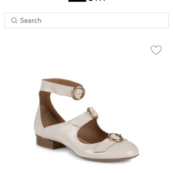 Chloe Leather Mary Jane tiered Flats - Picture 9 of 10